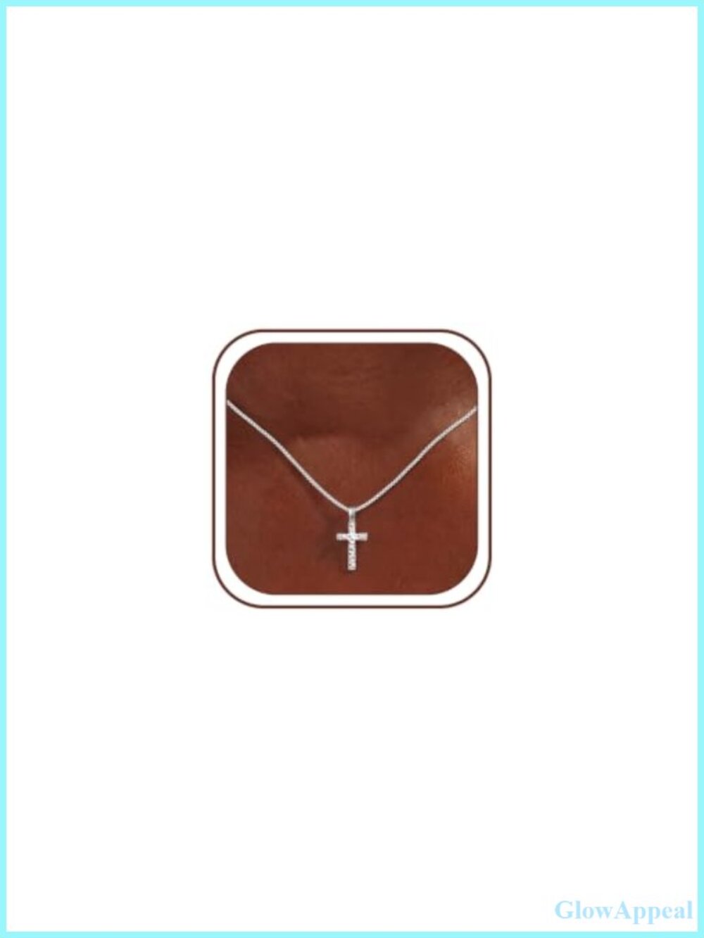 925 Sterling Silver Cross Necklace Hammered Cross Pendant